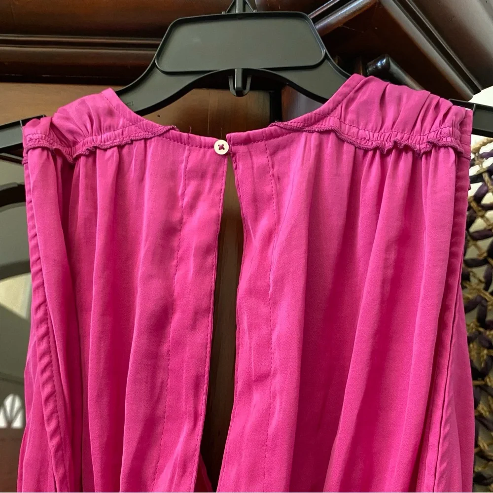 Free People Pink Selene Tank Top Blouse Women’s XS Euro Summer Beach